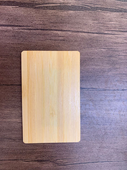 NFC Egypt NFC wood card (Bamboo) laser printed