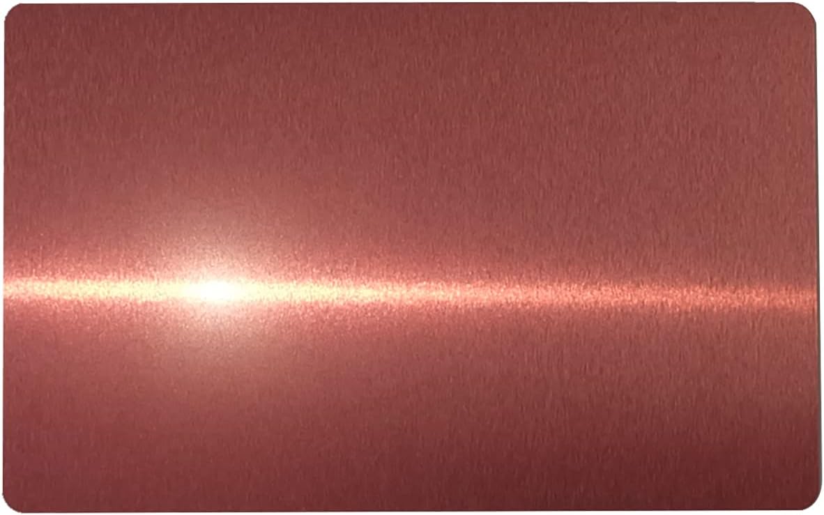 NFC Egypt Metal Card without slot model 215 original chip 2 sides metal (Rose)