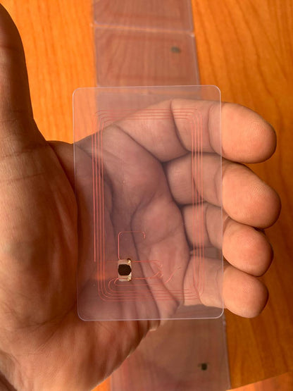 NFC Egypt Cards Ntag215 Cards Rewritable Transparent