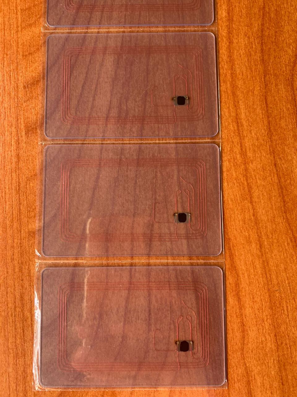 NFC Egypt Cards Ntag215 Cards Rewritable Transparent