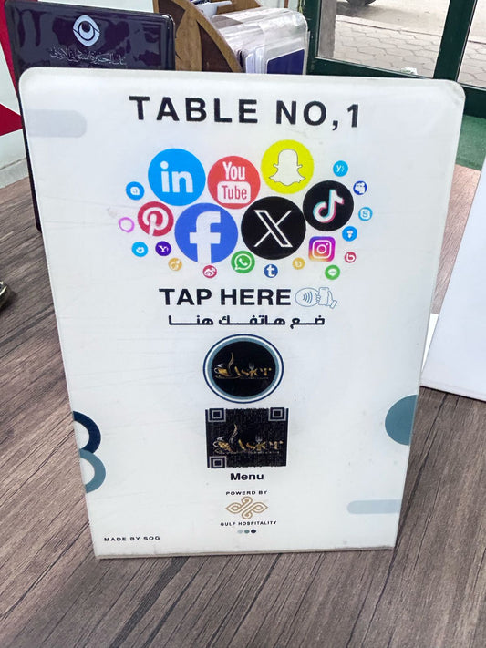 NFC Egypt Acrylic Stands A6 Size (Printed 2 layers)