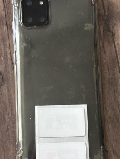 NFC Anti-Metal tag RFID 13.56 MHz ( 40x25mm ) Printable white Sticker 100 PCs