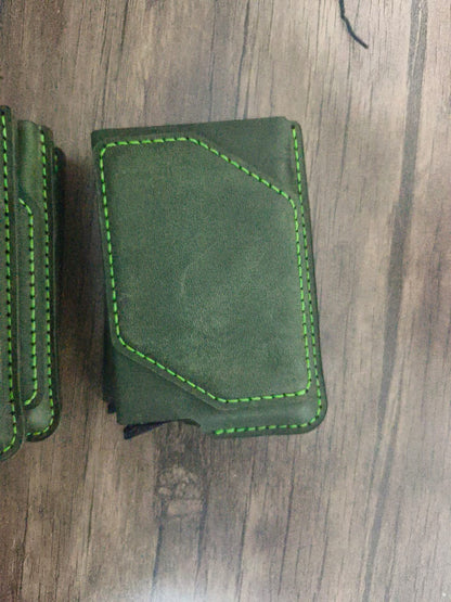 Card holder leather handmade + NFC embedded + Rfid blocker +  Proximity chip for access control and elevators