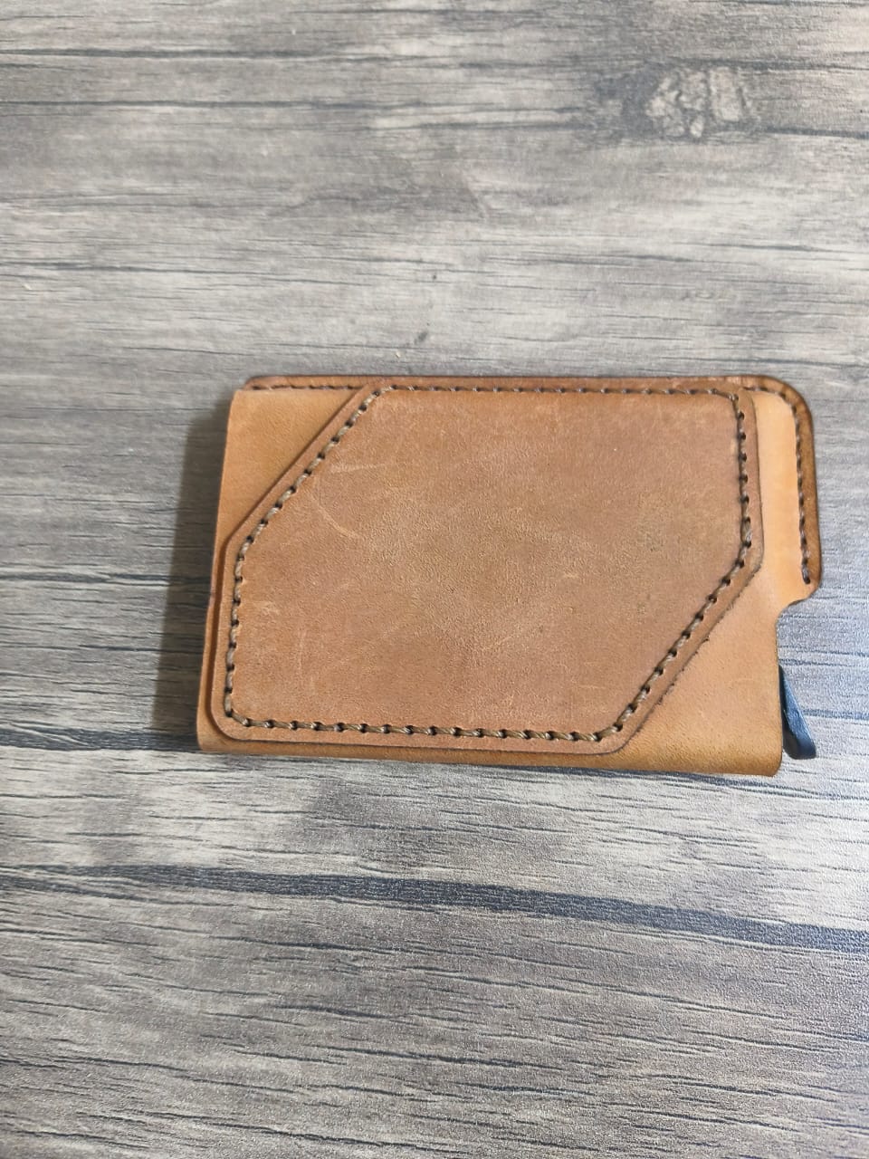 Card holder leather handmade + NFC embedded + Rfid blocker +  Proximity chip for access control and elevators