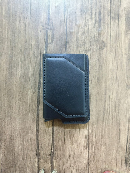 Card holder leather handmade + NFC embedded + Rfid blocker +  Proximity chip for access control and elevators