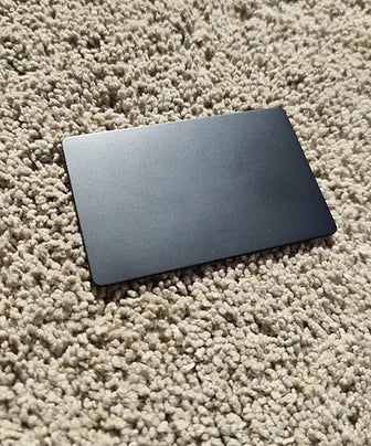 NFC Egypt Metal Card without slot model 215 original chip 2 sides metal (Black)