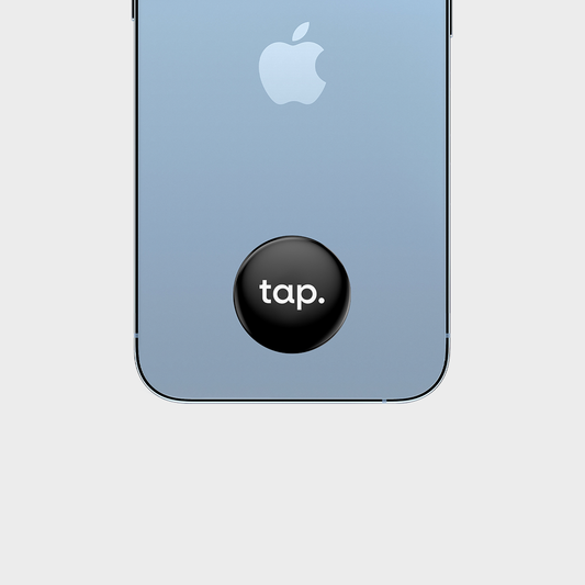 Tap NFC Sticker - Share Everything With A Tap - Black