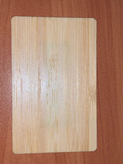 NFC Egypt NFC wood card (Bamboo) laser printed