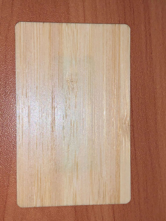 NFC Egypt NFC wood card (Bamboo) laser printed