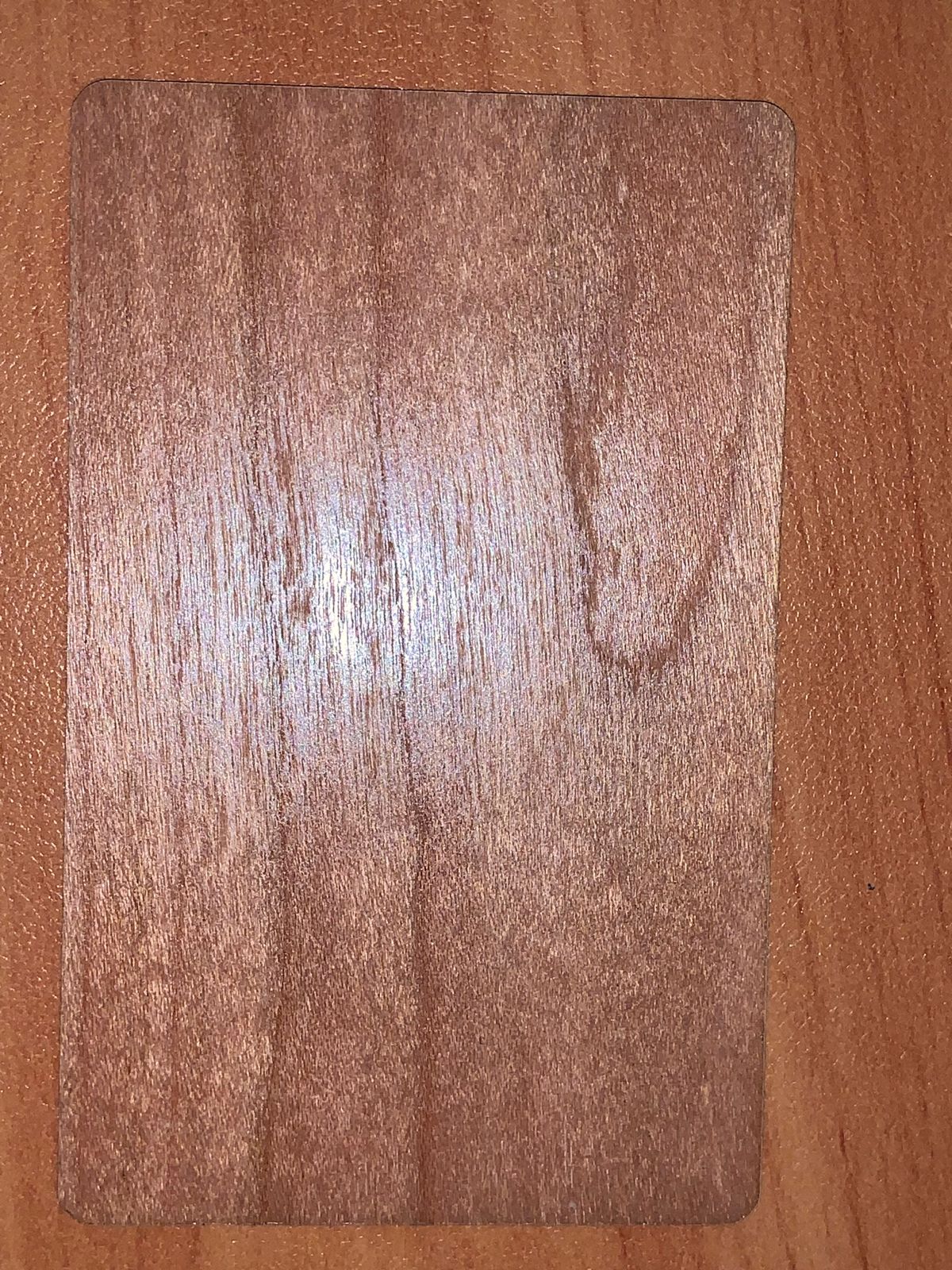 NFC Egypt NFC wood card (Cherry) laser printed