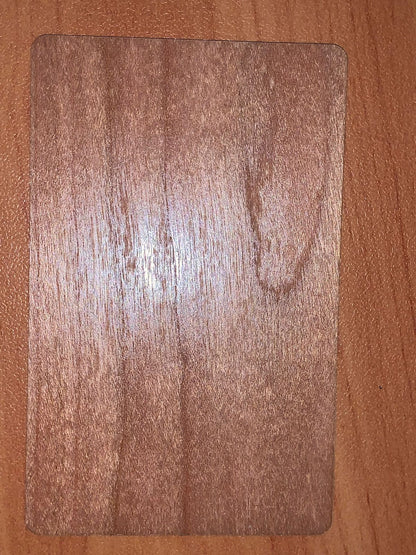 NFC Egypt NFC wood card (Cherry) laser printed