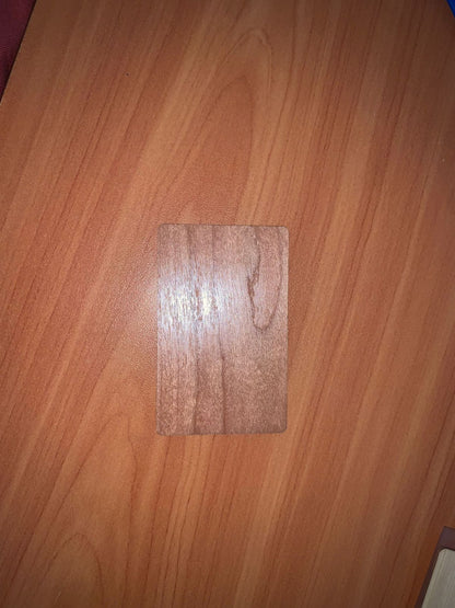 NFC Egypt NFC wood card (Cherry) laser printed