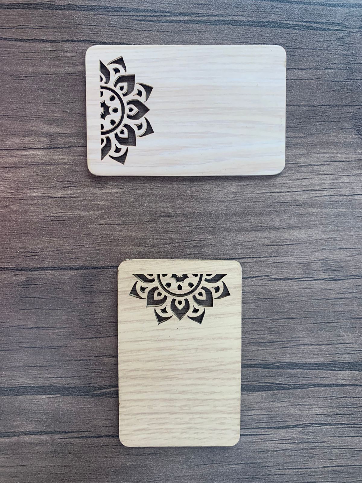 NFC Egypt NFC wood card (light bamboo) Arabisk islamic arts drawn 10 PCs