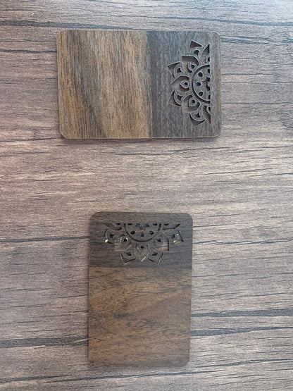 NFC Egypt NFC wood card (Darken Brown) Arabisk Islamic arts drawn 10 PCs