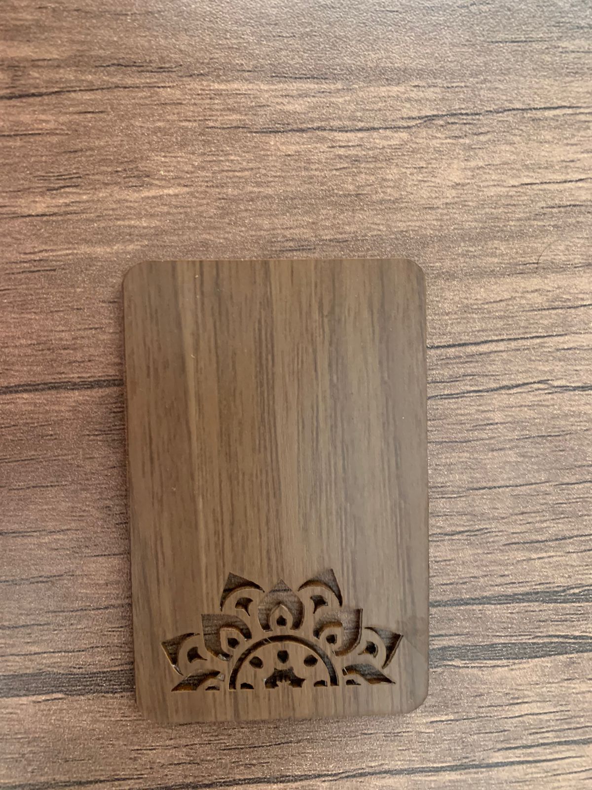 NFC Egypt NFC wood card (Darken Brown) Arabisk Islamic arts drawn 10 PCs