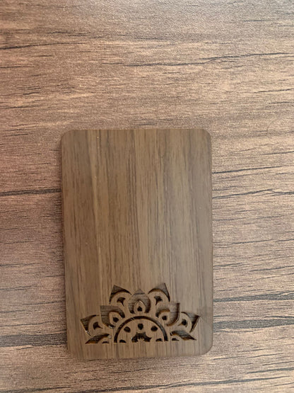 NFC Egypt NFC wood card (Darken Brown) Arabisk Islamic arts drawn 10 PCs