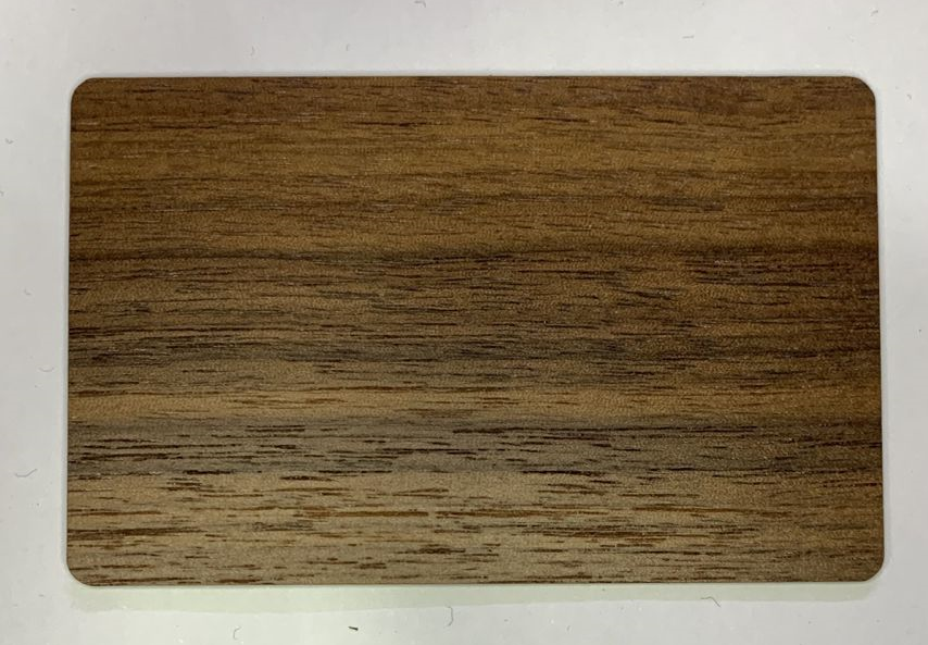 NFC Egypt NFC wood card (Blacknut) laser printed